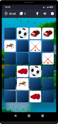 Smartphone screenshot of Picture Game app game 2
